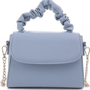 SG SUGU Mini Top handle blue Crossbody Bag